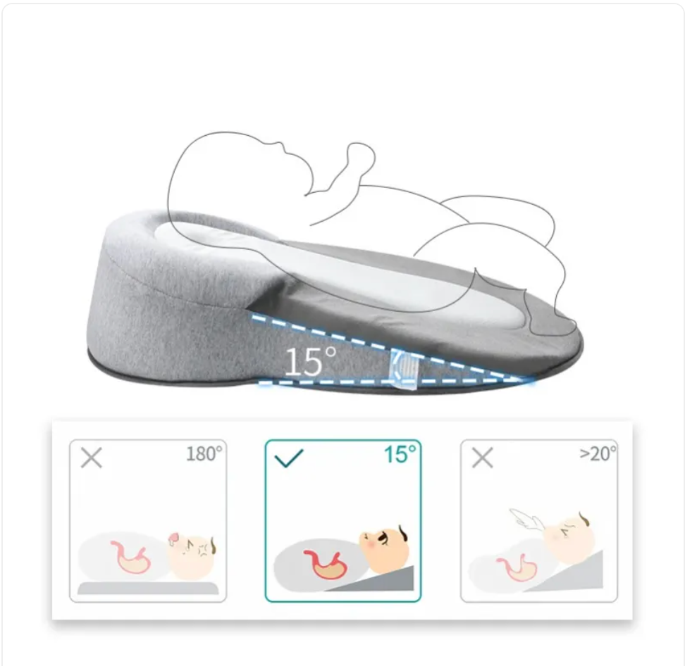 Baby Anti-Spit Up Pillow Safe Lounger