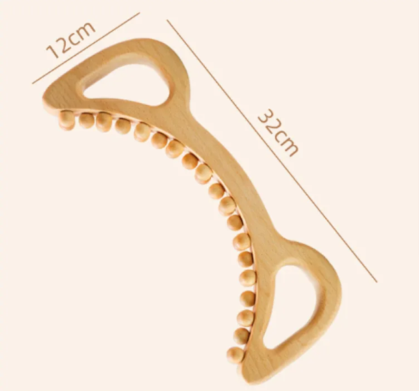 Wooden Hand Massage Roller Set