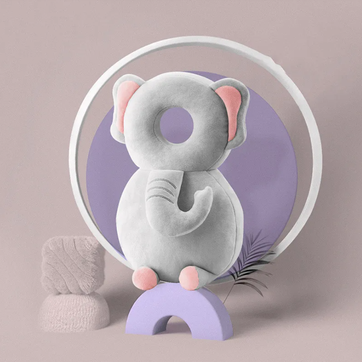 Memory Foam Baby Head Protection Pad Backpack