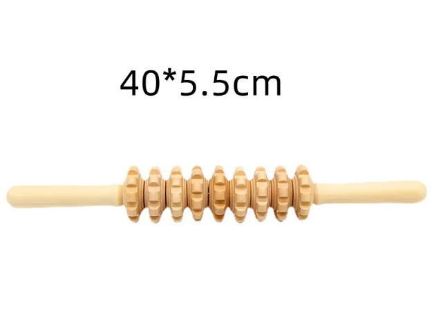 Wooden Hand Massage Roller Set