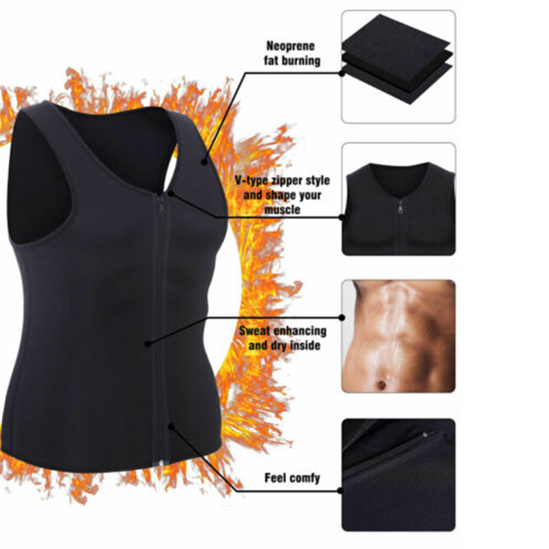 Men's Neoprene Sauna Vest